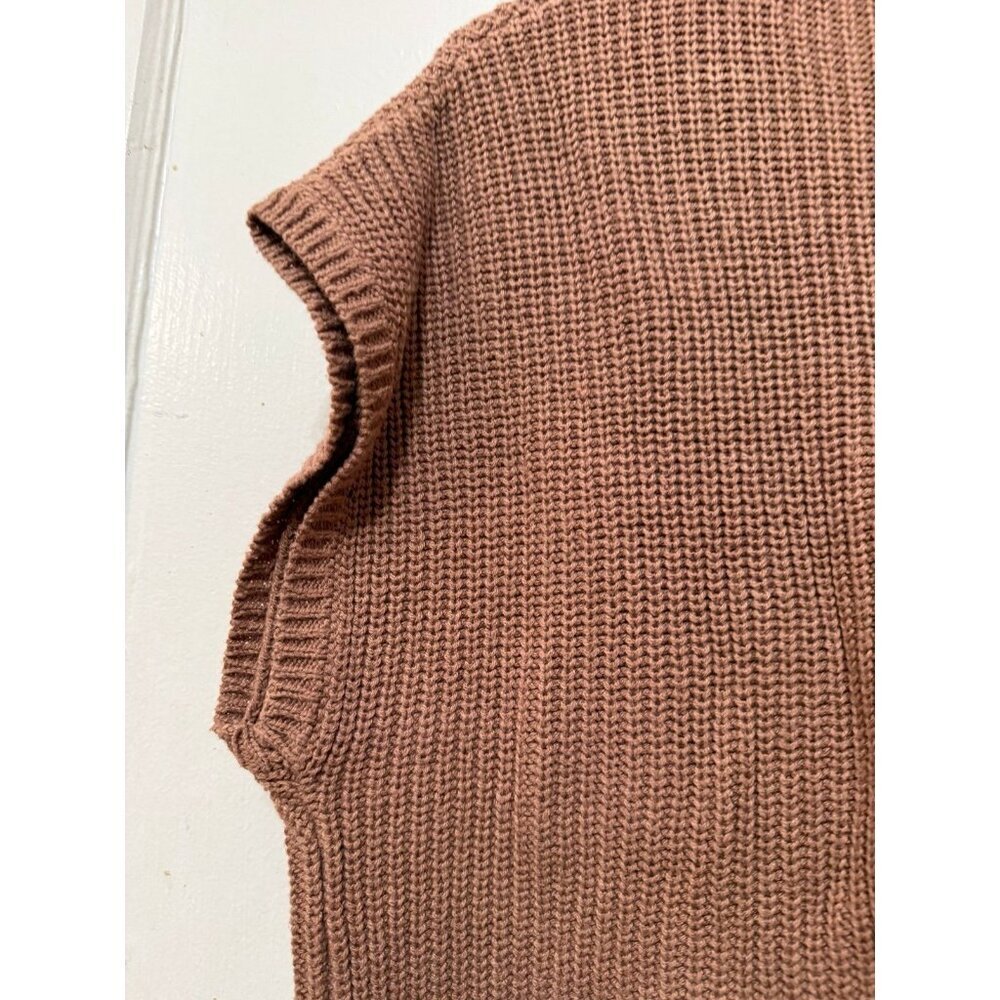 Sincerely Jules women’s size medium brown knit shirt - Picture 7 of 7